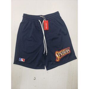 Men’s Full Send Nelk Boys Senders Warriors Basketball Shorts Navy Size Small